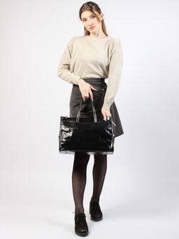 LACCOMA сумка Y2397-черный натуральная кожа полиэстер  фото 2