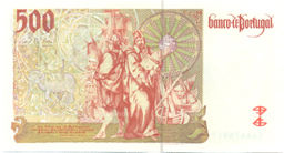 Банкнота 500 эскудо 1997 года Португалия