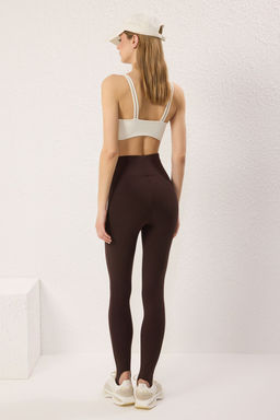 TRENDYOLMILLA Siyah F?rcal? Soft Kumas Fuzo Tam Boy Yoga Orme Spor Tayt THMAW25TY00009  фото 31