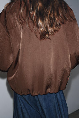 ZW COLLECTION RIBBED JACKET - Zara фото 3