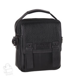 Сумка мужская кожаная 3012-1TR black Tough Ruder в Новосибирске