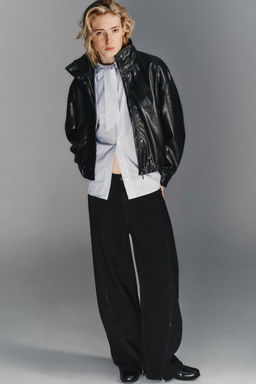 FAUX LEATHER VOLUME JACKET - Zara фото 10