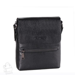 Сумка мужская кожаная 1934-3H black Heanbag в Новосибирске