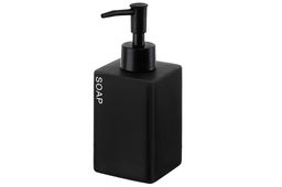 Диспенсер для мыла 310 мл 6,7*6,7*16,3 см "SOAP", черный