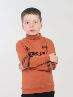 CRB wear / CWKB 63973-29-424 Водолазка для мальчика,терракотовый