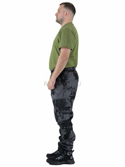 Удлиненный утепленный демисезонный костюм Forest trail Grey для активного отдыха (горка на флисе) - Rax фото 11