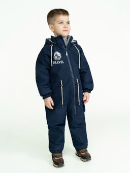 Комбинезон демисезонный синий