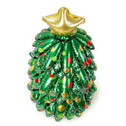 Воздушный шар фольгированный 52" «Большая объемная новогодняя ёлка»