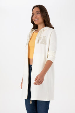 Kad_n Krem Basic Sweatshirt Sepette S_rpriz _ndirim - U.s. polo assn фото 3