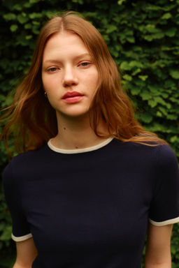 Camiseta de punto fino - H&m фото 9