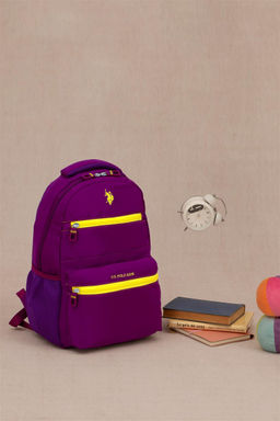 Фиолетовая школьная сумка для девочки