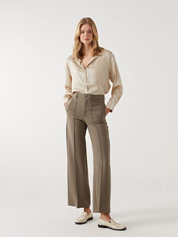 Oversize Saten Kad?n G?mlek