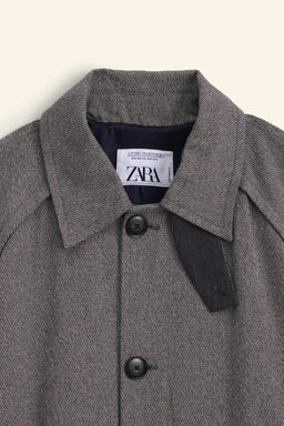 LIMITED EDITION CONTRAST OVERSIZE TRENCH COAT - Zara фото 12