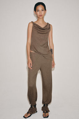 TOP R?STICO ASIM?TRICO / Marr?n