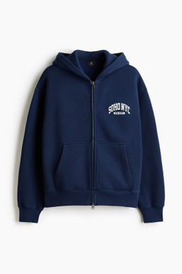 Chaqueta sudadera con estampado Oversized Fit - H&m фото 2