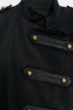 CHAQUETA ALAMARES ZW COLLECTION / Negro - Zara фото 4
