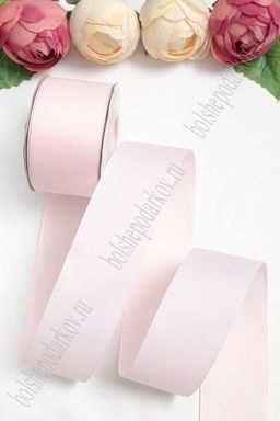 Лента репсовая 5 см*20 ярд "1 сорт" (SF-1350) светло-розовый №43