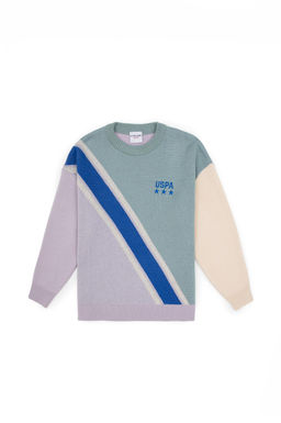 Erkek _ocuk Mint Bisiklet Yaka Kazak