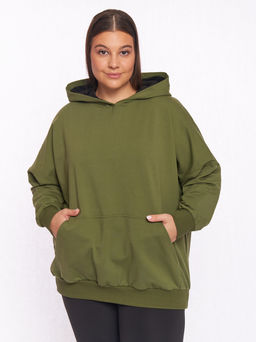 Зеленое худи DG10202GRN30