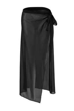Siyah Orme Maxi Mesh Plaj Pareo TBESS26PR00006