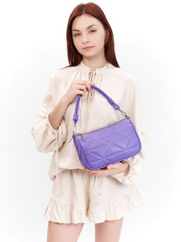 LACCOMA сумка Айлин-Ф826-фиолетовый эко кожа хлопок