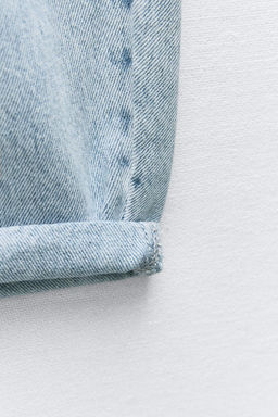 Z1975 HIGH-WAIST BAGGY PAPERBAG JEANS - Zara фото 10