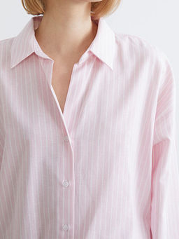 ?izgili Oversize Kad?n G?mlek