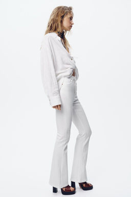 Z1975 FLARED HIGH-WAIST JEANS - Zara фото 4