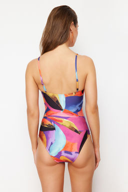 TRENDYOLMILLA Leopar Desenli Kruvaze Baglamal? Hipster Mayo TBESS21MA0040  фото 25