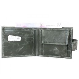 Портмоне мужское Croco-ПР-903 натуральная кожа 3 отд, 3 карм, зеленый тем пулл-ап (205) 207301  фото 3