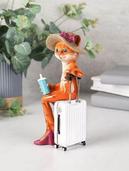 Фигурка Кошка путешественница 17 см / YX31018 /уп 24/ - Галеонтрейд фото 5