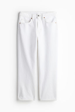 Straight High Cropped Jeans - H&m фото 5