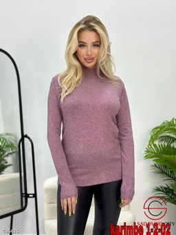 Женская однотонная водолазка - Bruno фото 8