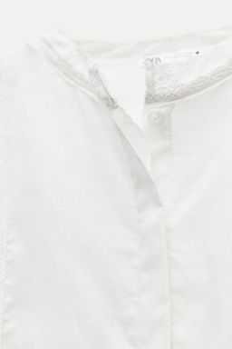 LACE TRIM NIGHTDRESS - Zara фото 9