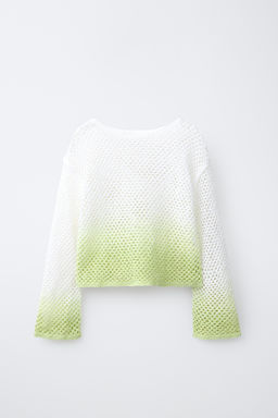 JERSEY RED DEGRADADO / Crudo / Verde - Zara фото 2