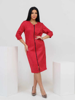 Платье женское, цвет красный