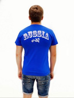 Мужская Футболка Россия - Милаша фото 3