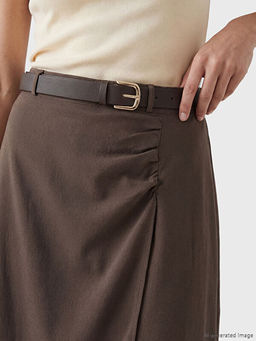 Beli Kemerli B?zg?l? Kalem Etek