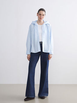 Kap??onlu Oversize Kad?n G?mlek