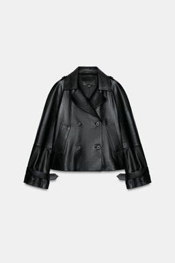 LEATHER JACKET ZW COLLECTION LIMITED EDITION - Zara фото 6