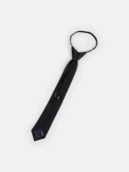 Галстук с фиксатором Черный - Bungly фото 7