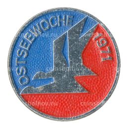 Значок Неделя стран Балтийского моря 1971