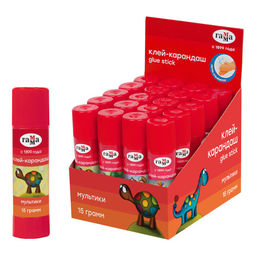 Цена за 2 шт. Клей-карандаш Гамма "Мультики" 15гр. (1582022.15)