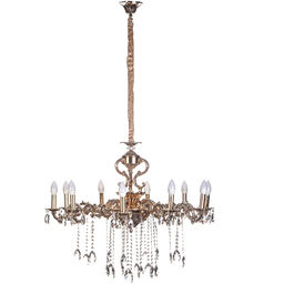 Люстра подвесная в стиле барокко "Amazzoni" 10*40Вт Е14 8553
