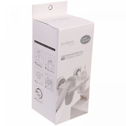 Полка для ванны с липким слоем 24.5х11х9см