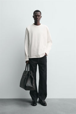 LONG SLEEVE SEAM T-SHIRT