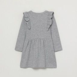 CRB wear/CWKG 62888-11-290 Платье для девочки, светло-серый меланж/Ex.Cherubino  фото 3