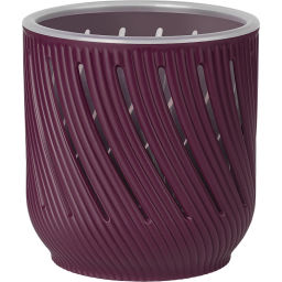 Кашпо для цветов пластиковое 2л d-14,5см "Fleurs" Пурпурный