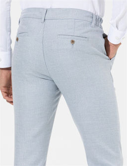 A__k Mavi Slim Fit Beli Lastikli Kanvas Pantolon - Pierre cardin фото 7