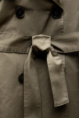 LONG TRENCH COAT WITH BELT - Zara фото 15
